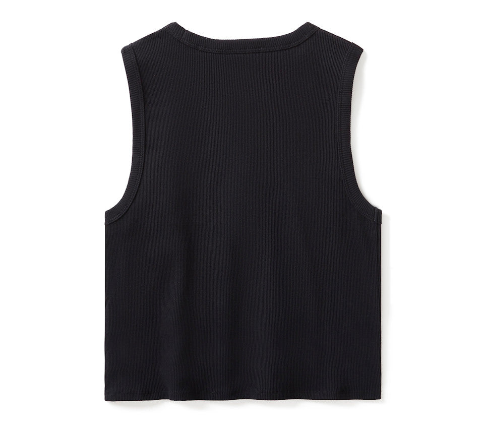 Women's Dickies x H-D Racerback Cropped Eagle Tank - 96583-25VW