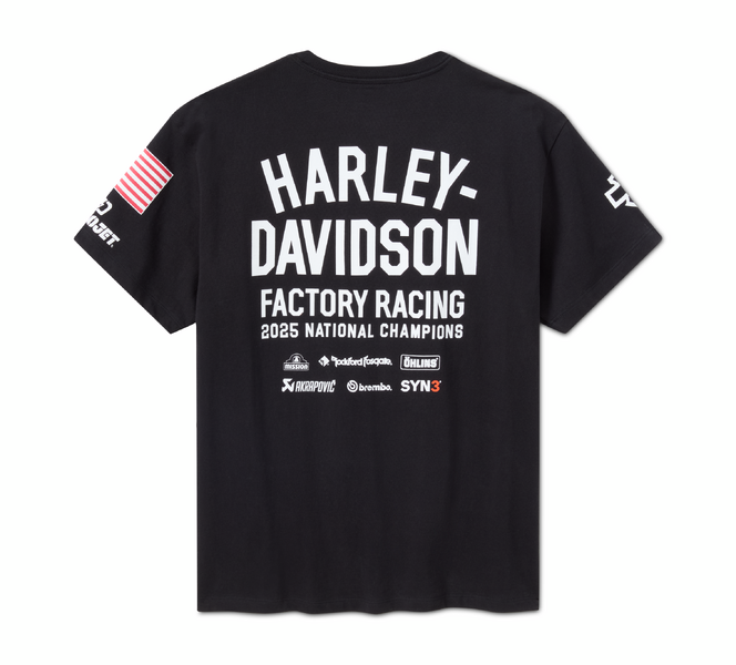 Men's H-D Championship Tee - Harley Black 96780-26VM
