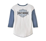 Women's Pride Contrast Henley - Colorblocked - Bright White 97478-23VW