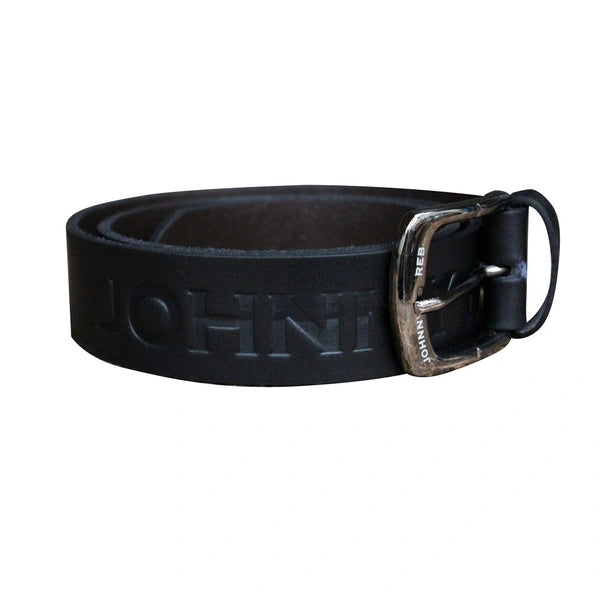 Johnny Reb Black Classic Leather Belt - JRA10021 - SIZE