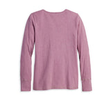 Women's Suspension Scoop Neck Henley - Dusky Orchid 96244-23VW