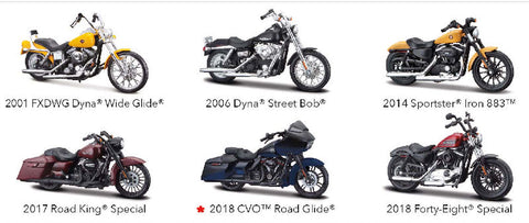 Harley-Davidson Motorcycle figurines 31360AM