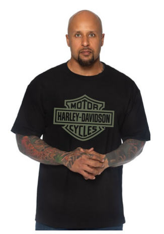 DEALER TEE - V-Twins x Harley-Davidson Green B&S T-Shirt 40291231