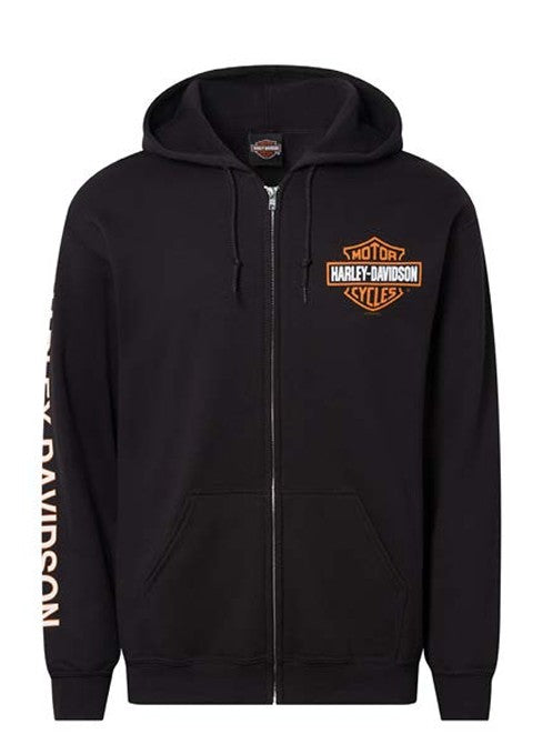 Harbour City Dealer Hoodie - Zip Through - Black - 40291566