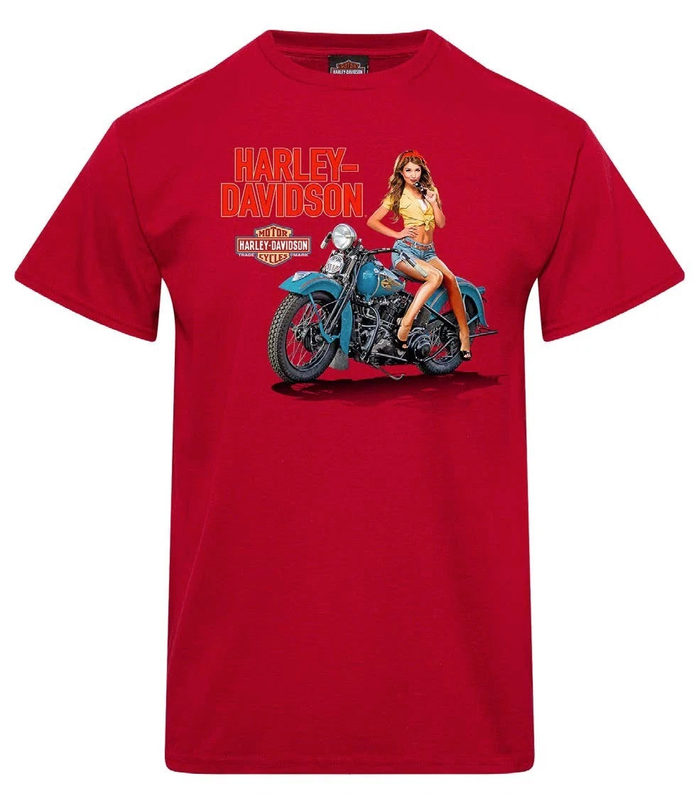 HARLEY-DAVIDSON MENS SUNNY S/S TEE 100% COTTON - 40294633