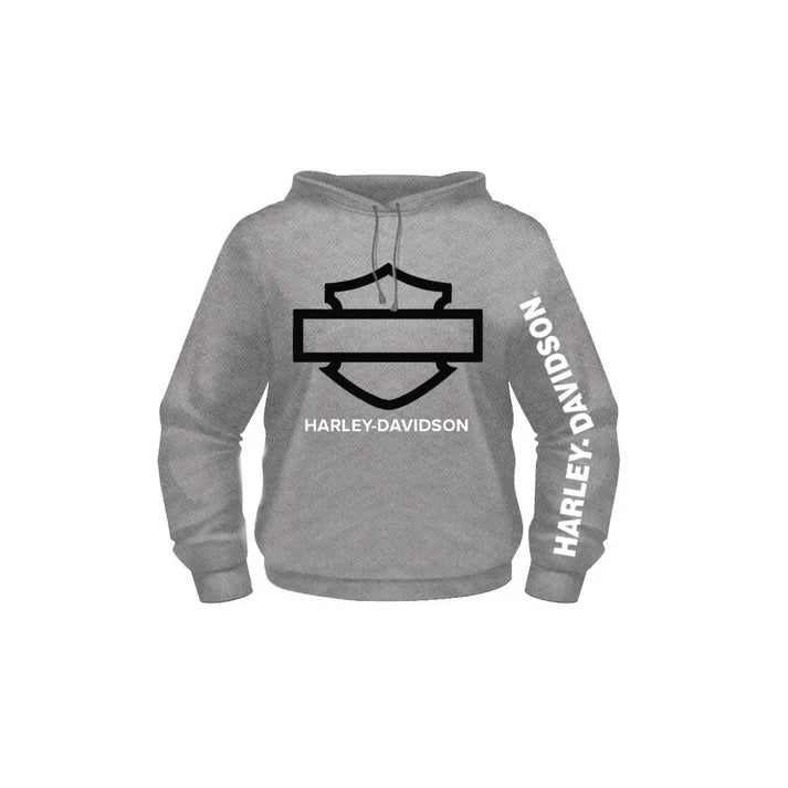 Harley-Davidson®  HARLEY-DAVIDSON® MENS NEW OUTLINE B&S HOODIE - 40296364