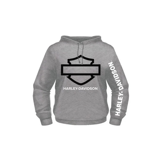 Harley-Davidson®  HARLEY-DAVIDSON® MENS NEW OUTLINE B&S HOODIE - 40296364