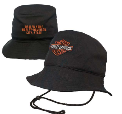 50290108 PRIMARY BLACK HCHD DEALER BUCKET HAT