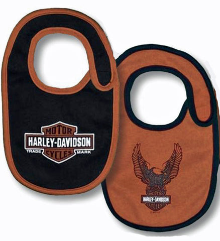 Baby Boy's Harley-Davidson® 2 pack bibs 7059309