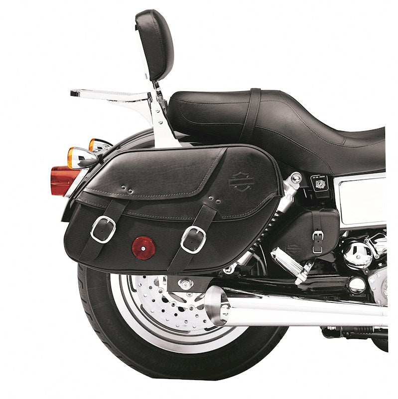 Leather Saddlebags for Dyna® Models Part Number: 90369-06D