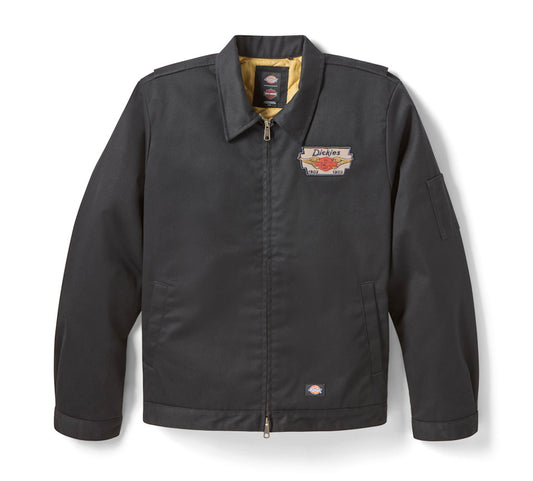 Dickies x H-D Quilted Lined Eisenhower Jacket - Black - 96085-26VX