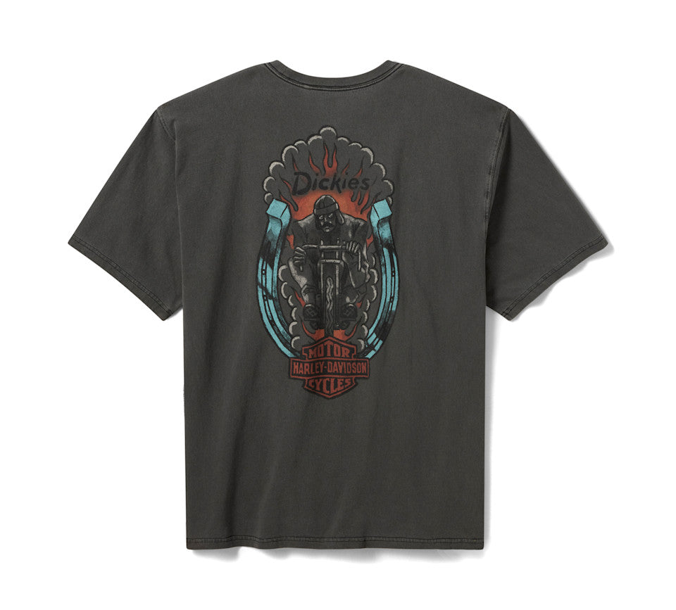 Men's Dickies x H-D 1930's Moto Racer Heavyweight Pigment Dyed Tee 96094-26VM