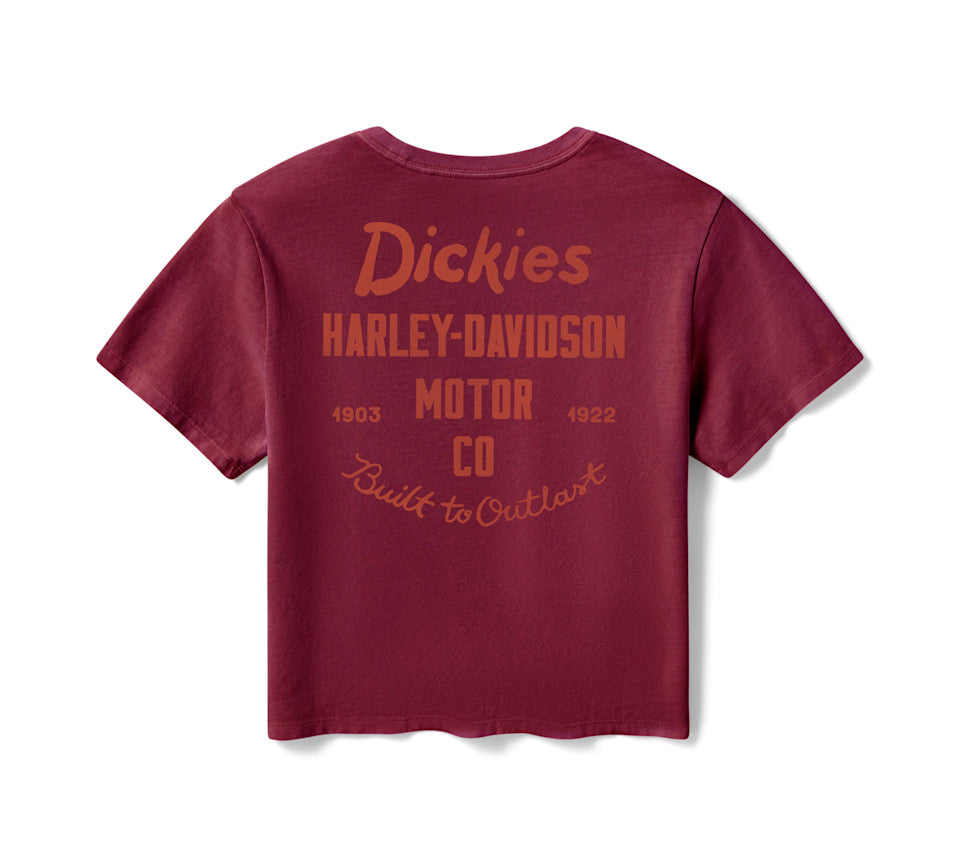 Women's Dickies x H-D Built to Outlast Boxy Fit Tee 96106-26VW