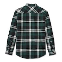 Harley-Davidson Men's Bar & Shield Flannel Shirt - Plaid - Harley Black & Rainforest - 96140-25VM