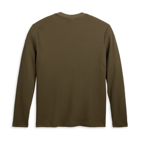 Harley-Davidson Men's Viewpoint Henley Knit Green Tee