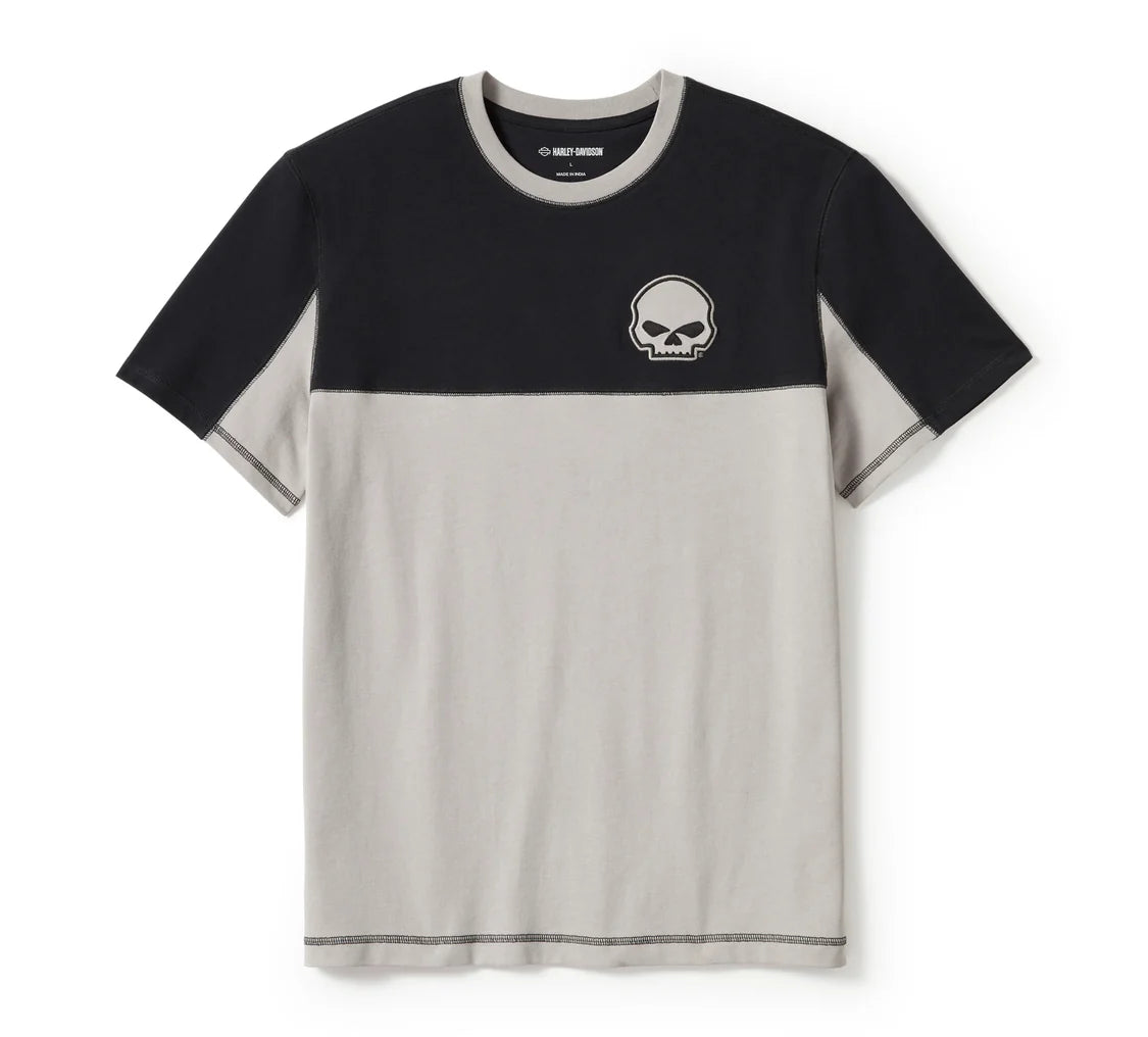 Men's Harley-Davidson Willie G Skull Colorblock Short Sleeve Tee - 96373-25VM