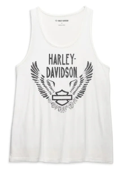 Harley-Davidson Women's Gathering Roses Fashion Tank - 96445-23VW