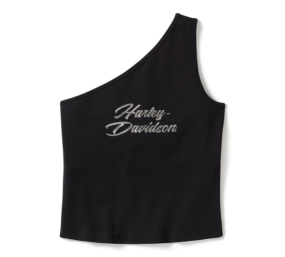 Women's Harley-Davidson® Essential Bling One Shoulder Top - 96538-25VW