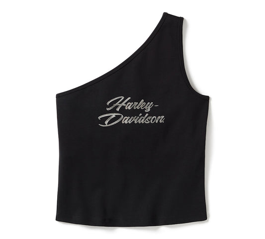 Women's Harley-Davidson® Essential Bling One Shoulder Top - 96538-25VW