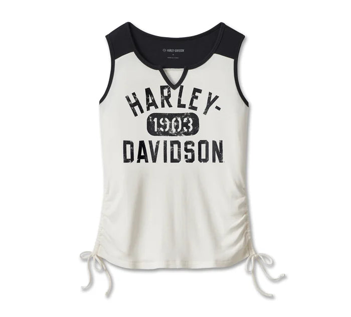 Women's Harley-Davidson®  Race Her Sleeveless Knit Top - Colour blocked 96704-23VW