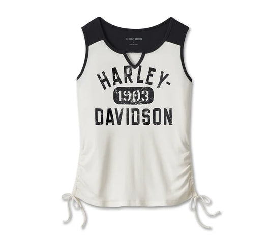 Women's Harley-Davidson®  Race Her Sleeveless Knit Top - Colour blocked 96704-23VW