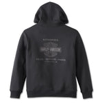 Harley-Davidson® Men's Combustion Zip-Up Hoodie, Black 96767-23VM