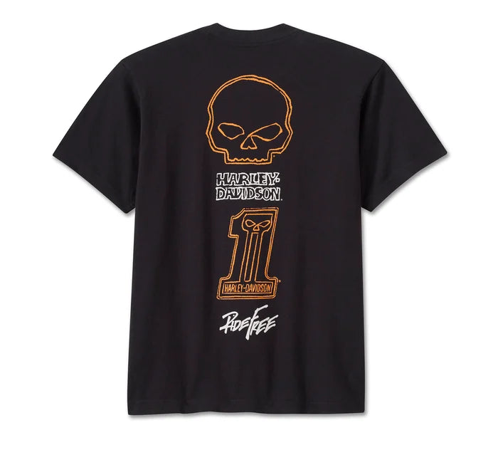 Men's Harley-Davidson Willie G Ride Free! Tee - True Black 96796-24VX