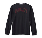 HARLEY-DAVIDSON MEN'S HOMETOWN HENLEY - BLACK BEAUTY