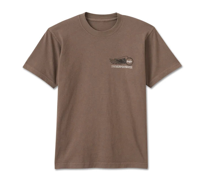 Men's Harley-Davidson Willie G Winged Wheel Tee - Dark Grey 96899-24VX