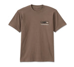 Willie G Winged Wheel Tee - Dark Grey 96899-24VX