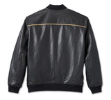 Men's 120th Anniversary Leather Jacket - Black Leather