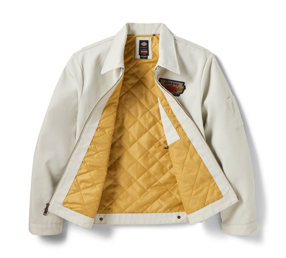 Dickies x H-D Quilted Lined Eisenhower Jacket - Bone 97413-26VX