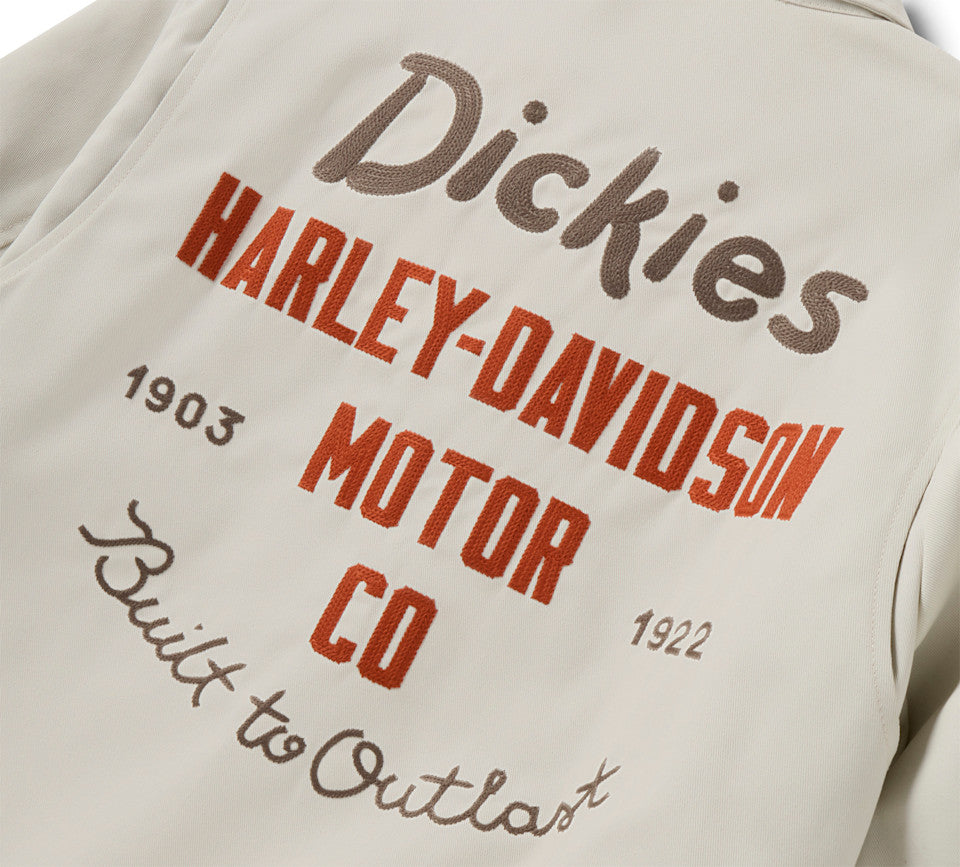 Dickies x H-D Quilted Lined Eisenhower Jacket - Bone 97413-26VX