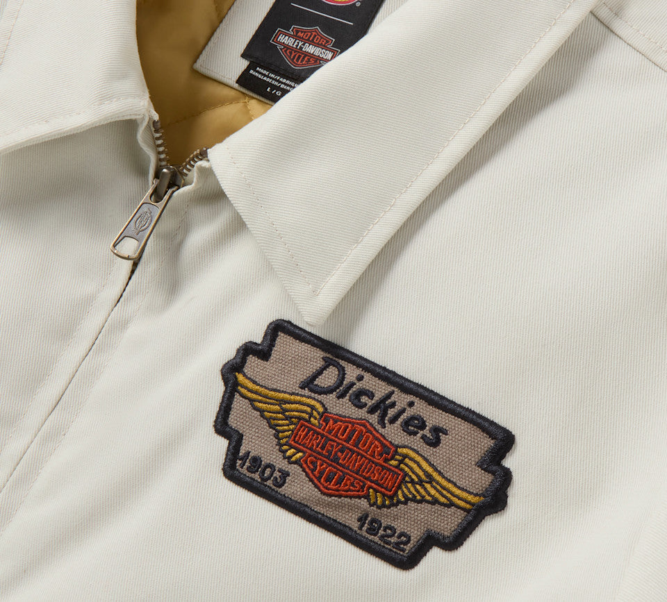 Dickies x H-D Quilted Lined Eisenhower Jacket - Bone 97413-26VX