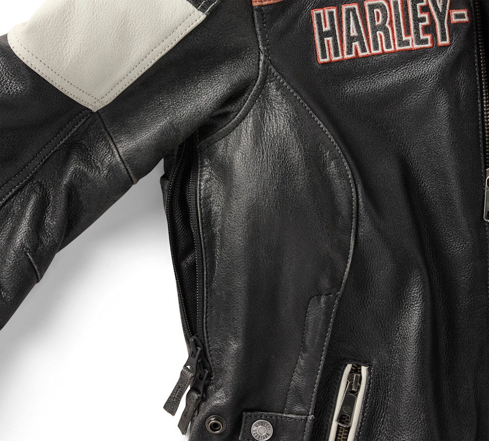 Women's H-D Miss Enthusiast III Leather Riding Jacket - 98003-26VW