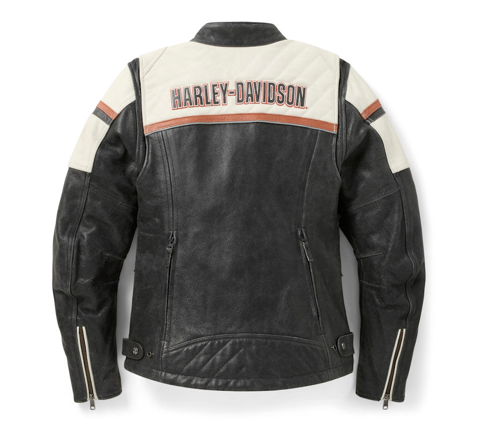 Women's H-D Miss Enthusiast III Leather Riding Jacket - 98003-26VW