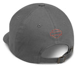 Harley-Davidson® Men's Genuine Logo Patch Baseball Cap, Gray