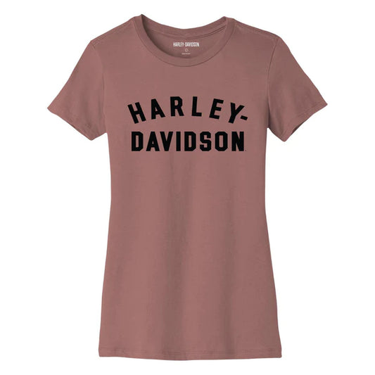 Women's Harley-Davidson®  Forever Race Font T-Shirt - Ash Rose 96436-23VW