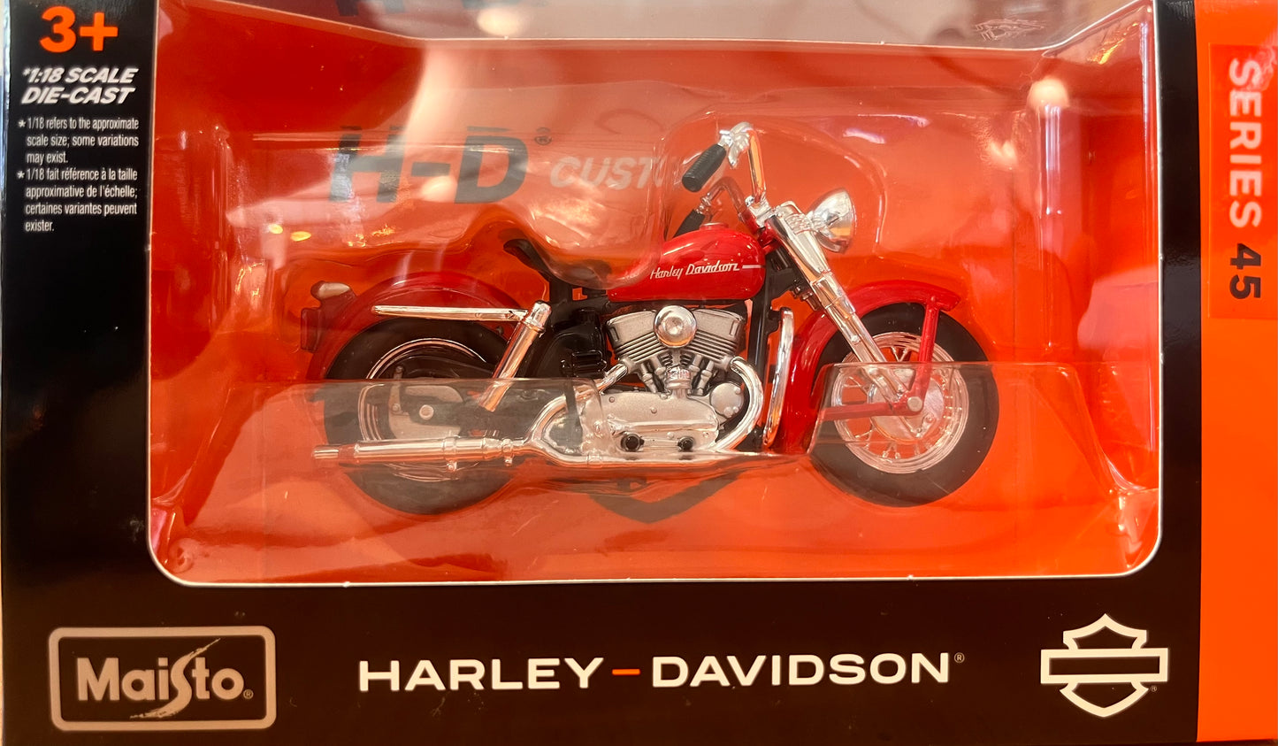 HARLEY-DAVIDSON 1:18 MODEL MOTORCYCLE ASSORTMENT