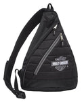 Harley-Davidson Silver Bar & Shield Quilted Sling Backpack