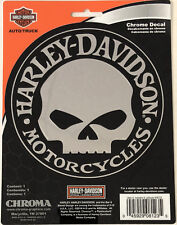 Harley-Davidson® Silver Skull Classic decal