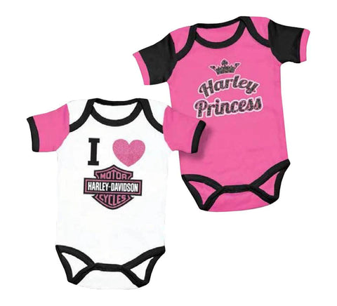 Harley-Davidson® Girls' Princess Creeper Set, 2 Pack - 3000557