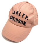 Harley-Davidson® Little Girls' Twill Toddler Adjustable Baseball Cap - Dusty Pink - 7220222