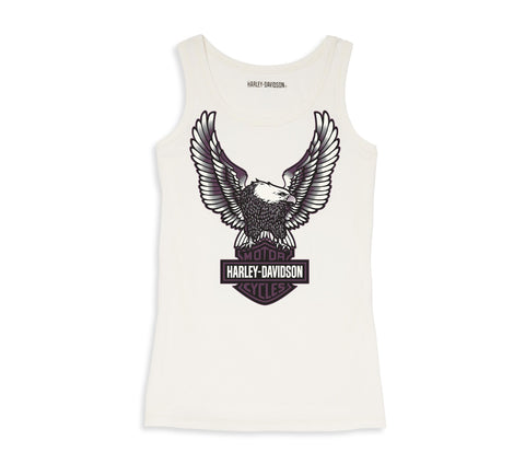 Women's Eagle Graphic Ribbed Tank 96094-22VW