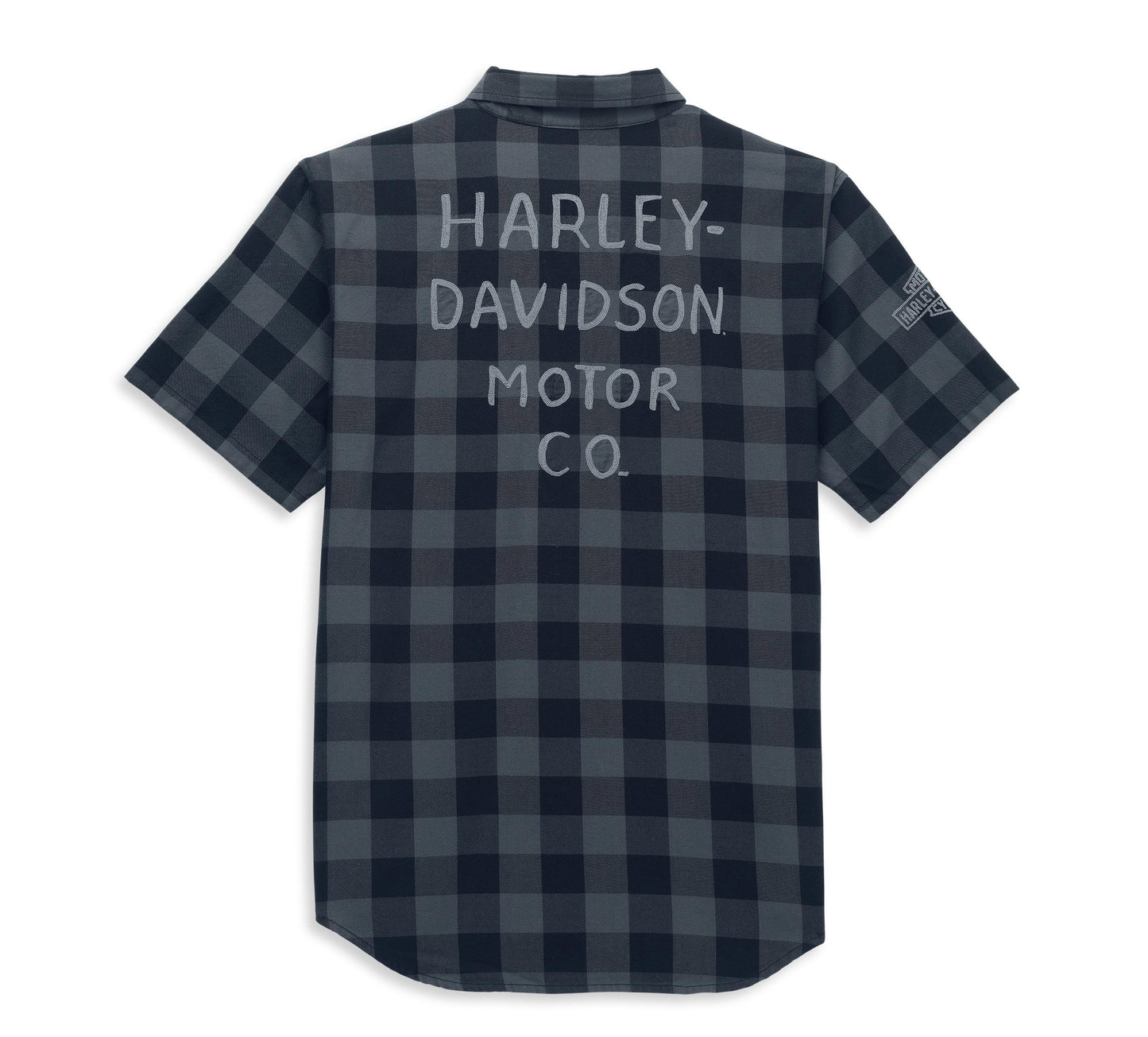 Men's Shed Font One Pocket Plaid Shirt 96186-22VM