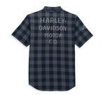 Men's Shed Font One Pocket Plaid Shirt 96186-22VM