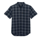 Men's Shed Font One Pocket Plaid Shirt 96186-22VM