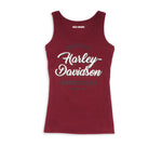 Women's Silver Wing Script Font Tank