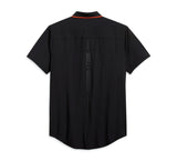 HARLEY-DAVIDSON® MEN'S LASER CUT POCKET STRETCH SHIRT 96267-20VH