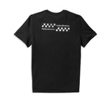 Men's Checkerboard Back Hit Tee - Black Beauty 2 96538-22VM